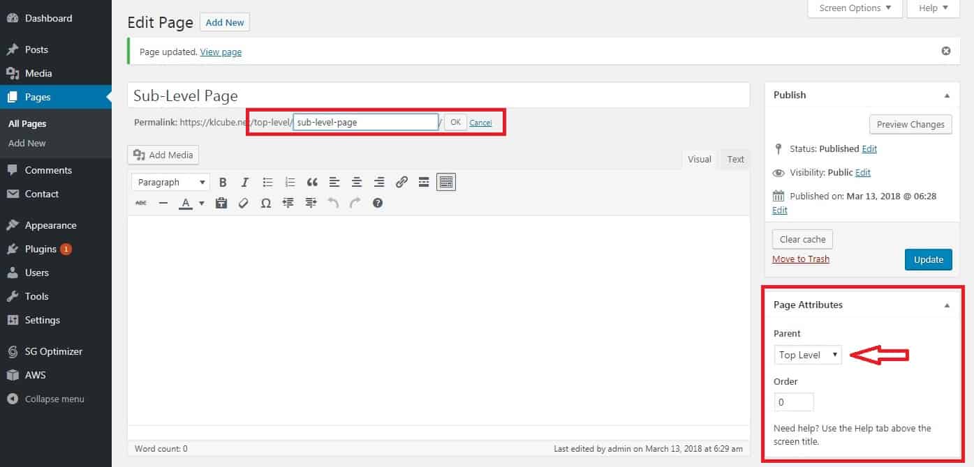 How to change/customize the URL of a page or post in your WordPress